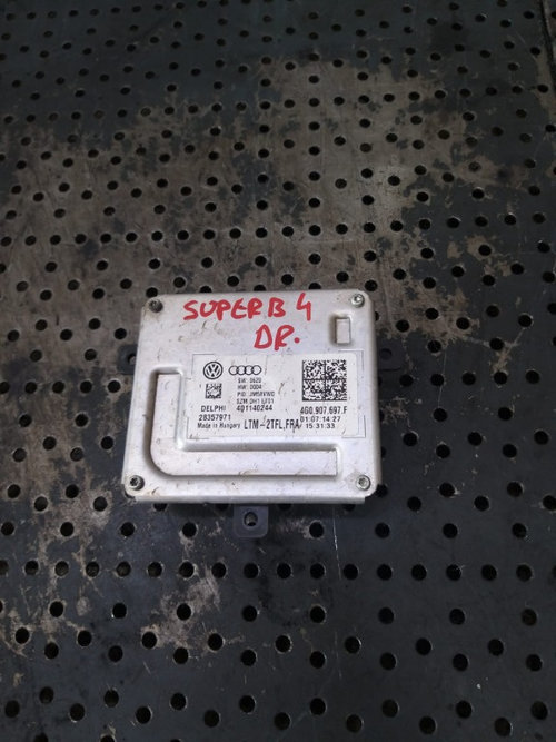 Modul balast xenon drl dreapta skoda superb 2 facelift 401140244 4g0907697f 28357971