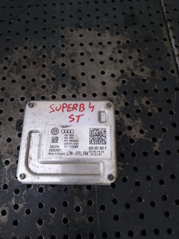 Modul balast xenon drl skoda superb 2 facelift 401140244 4g0907697f 28357971