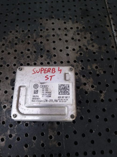 Modul balast xenon drl skoda superb 2 facelift 401140244 4g0907697f 28357971