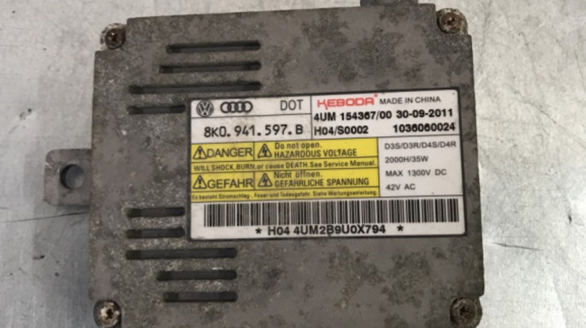 Modul balast xenon Passat Variant B7 2.0TDI DSG sedan 2012 (8K0941597B)