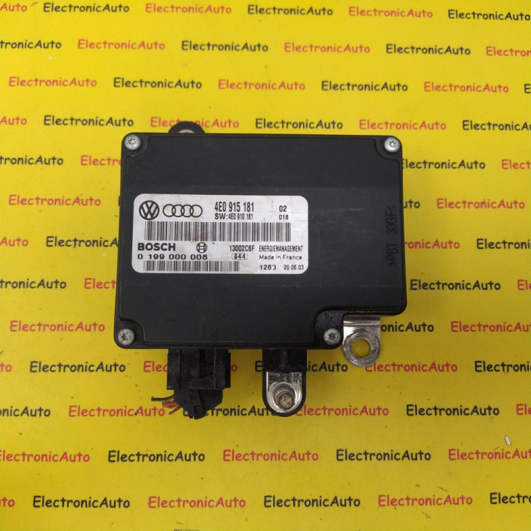 Modul Baterie Audi A8, 4E0915181, 4E0910181