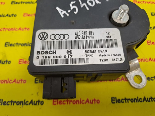 Modul baterie Audi Q7 4L0915181, 4L0910181,