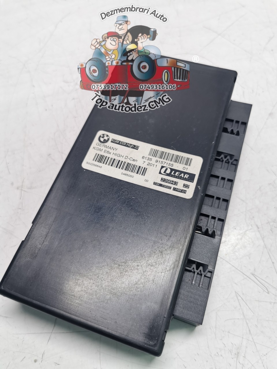 Modul BCM Bmw seria 5 E60 E61 D Can 6135 9157155 01 calculator KGM