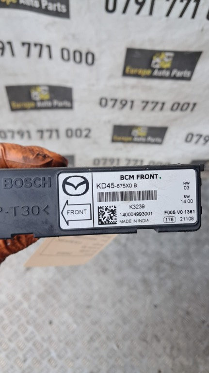 Modul BCM Mazda 6 GJ SKYACTIV an 2014 cod KD45-675X0