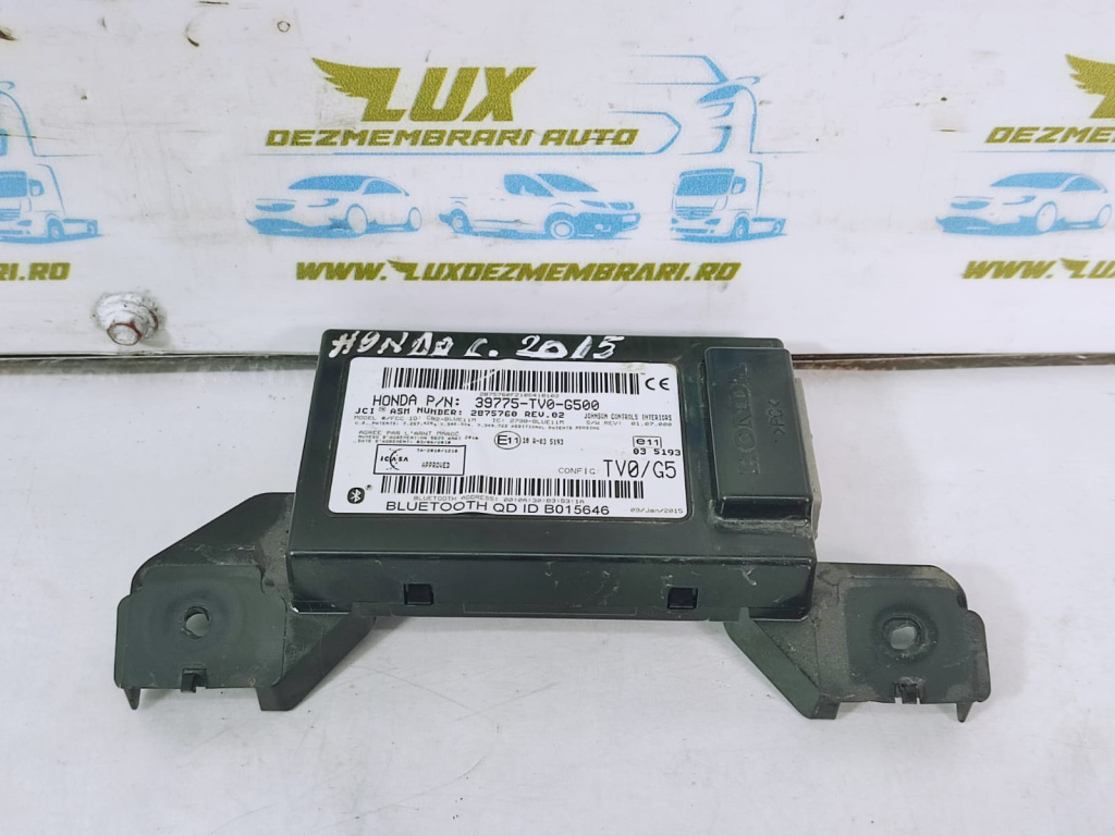 Modul Bluetooth 1.8 i-Vtec R18Z4 b015646 Honda Civic 9 [facelift] [2013 - 2020]