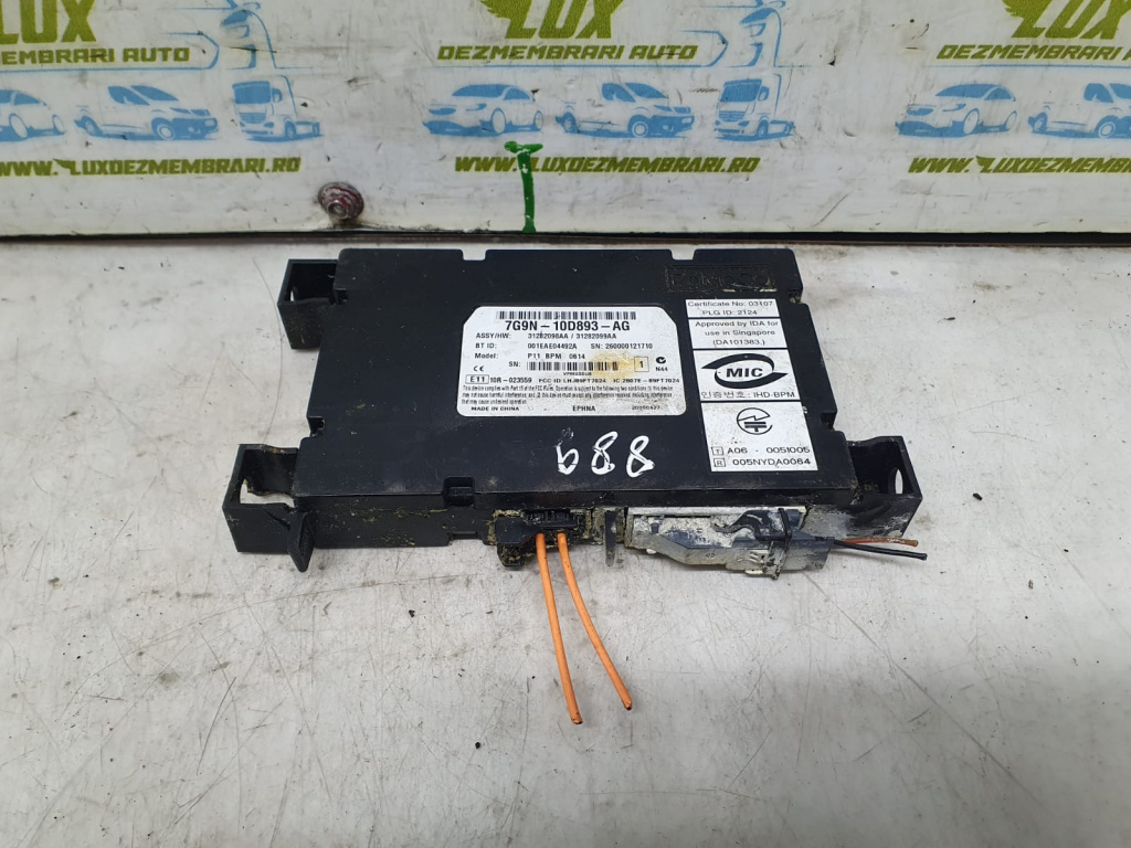 Modul bluetooth 7g9n-10d893-ag Jaguar XF X250 [2007 - 2011] 2.7 TDV6 C2C40483
