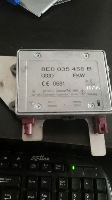 Modul bluetooth 8e0035456b a6 a4 a3 q7 Audi A8 3.0tdi quattro asb 233h