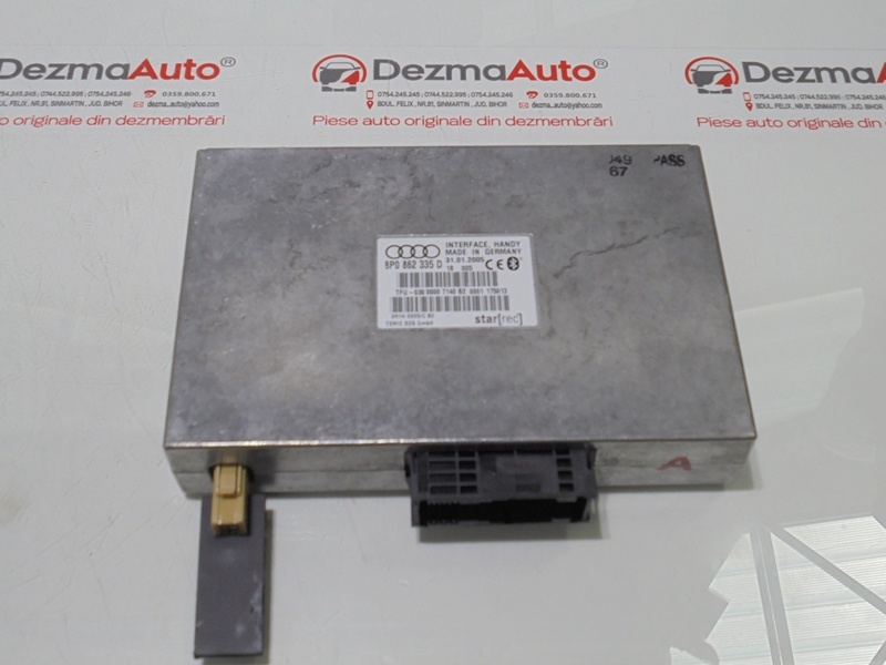 Modul bluetooth 8E0862335D, Audi A4 Avant (8E5, B6)