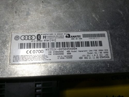 Modul bluetooth Audi 8T0862335C, 8T0 862 335 C