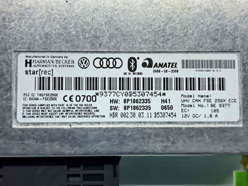 Modul bluetooth Audi A3 Sportback (8PA) [Fabr 2004-2013] 8P1862335