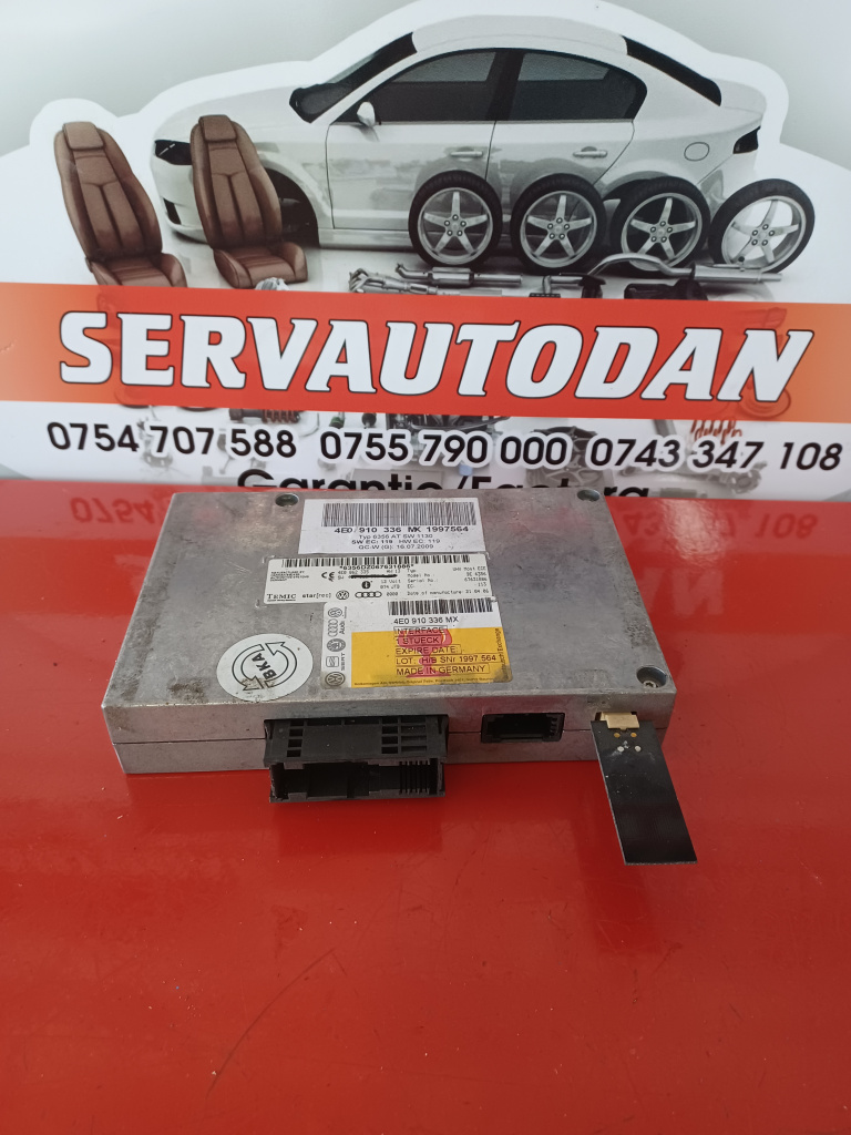Modul bluetooth Audi A4 (2008-2011) [8K2, B8] 2.0 Motorina 2010, 4E0910336MX