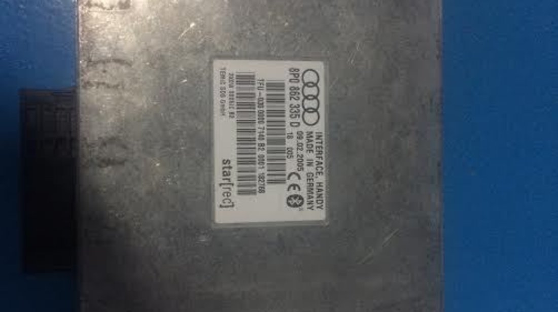 Modul Bluetooth Audi A4 B7 8E an 2004 - 2008 cod 8P0862335D