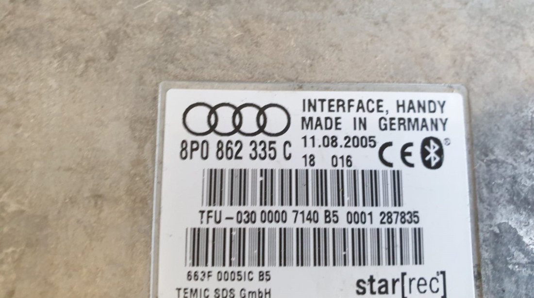 Modul bluetooth Audi TT cod piesa : 8P0862335C