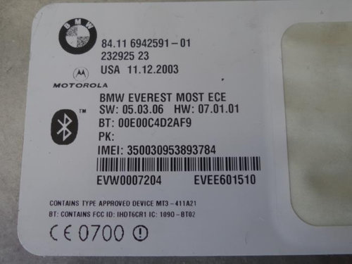 Modul Bluetooth BMW Seria 5, 8411694259101,