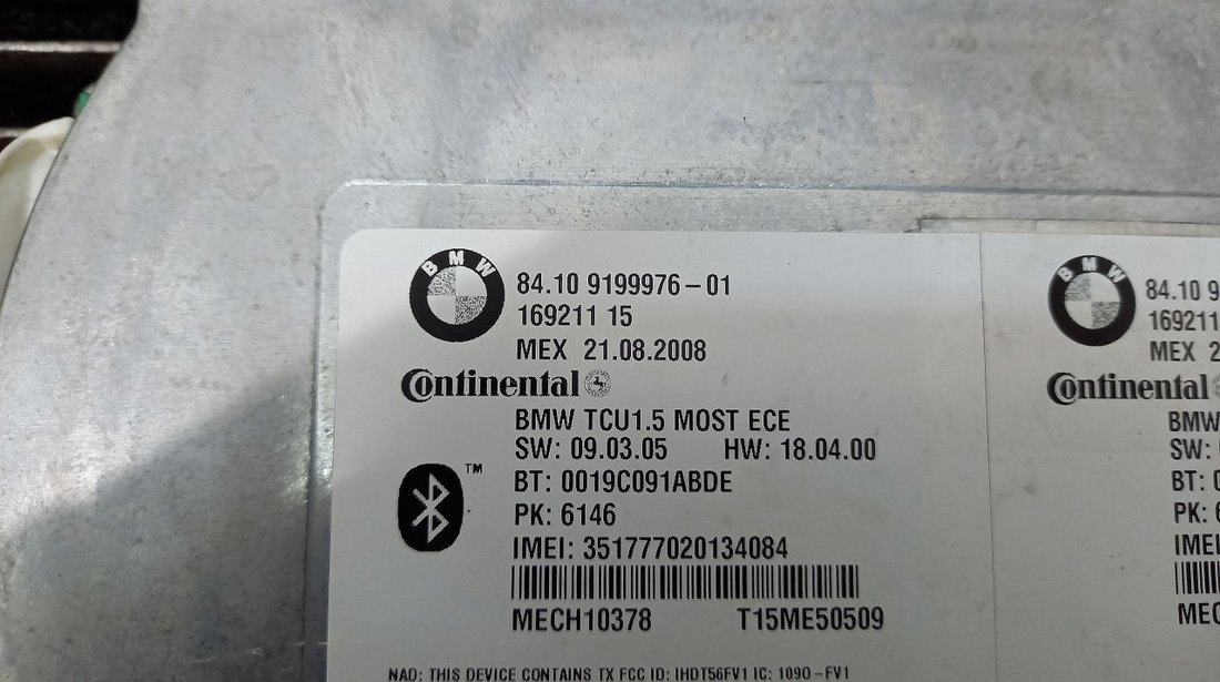 MODUL BLUETOOTH BMW SERIA 5 E 60 SERIA 5 E 60 - (2007 2010)