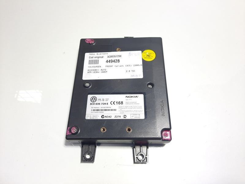 Modul Bluetooth, cod 3C0035729E, Vw Passat Variant (3C5) id:449428