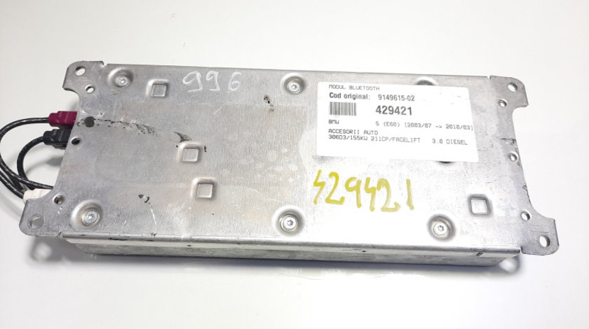 Modul bluetooth, cod 9149615-02, Bmw 5 (E60) id:429421