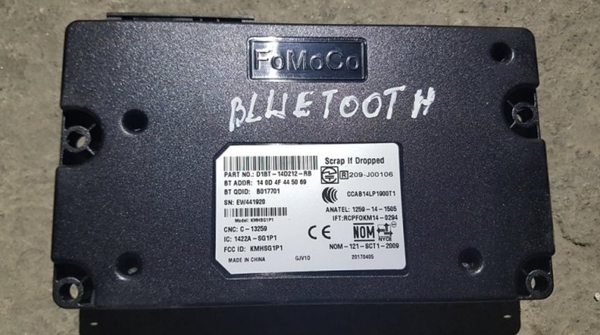 Modul bluetooth D1BT-14D212-RB ford fiesta mk7