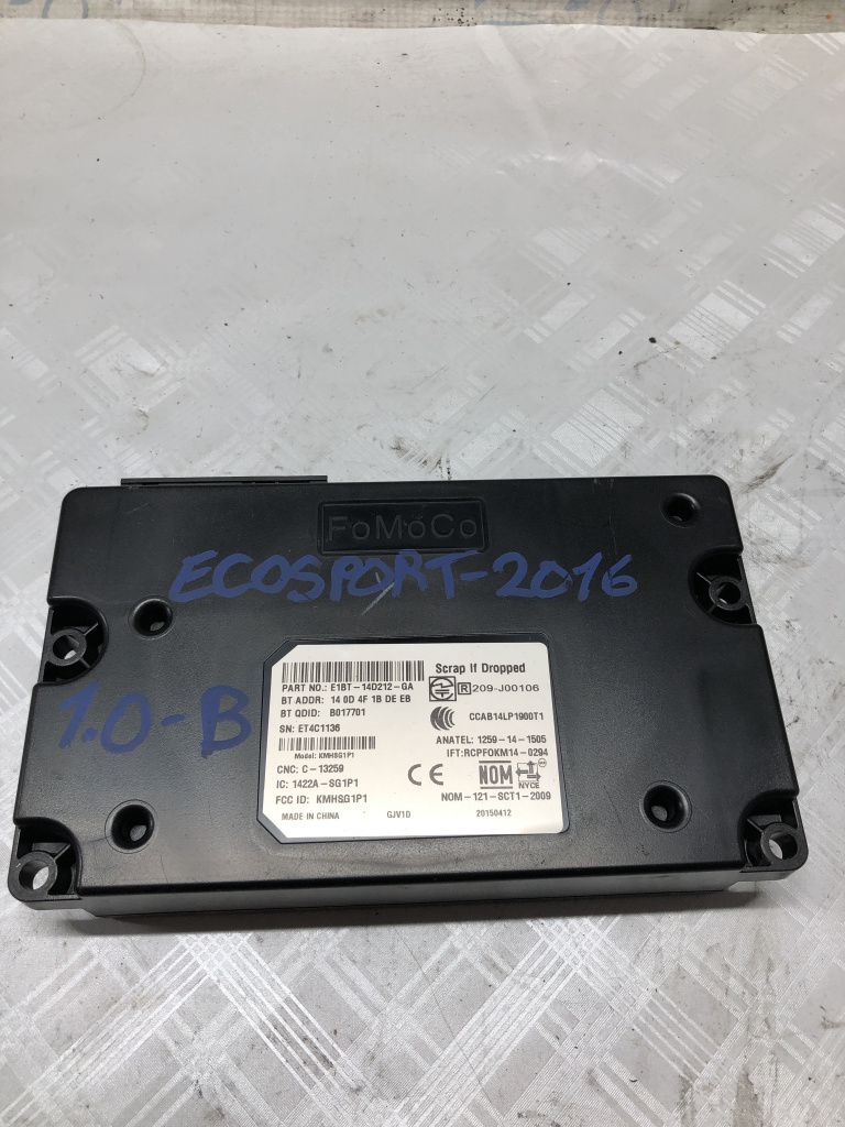 Modul bluetooth Ford Ecosport 1.0 Benzina 2016, E1BT14D212BA