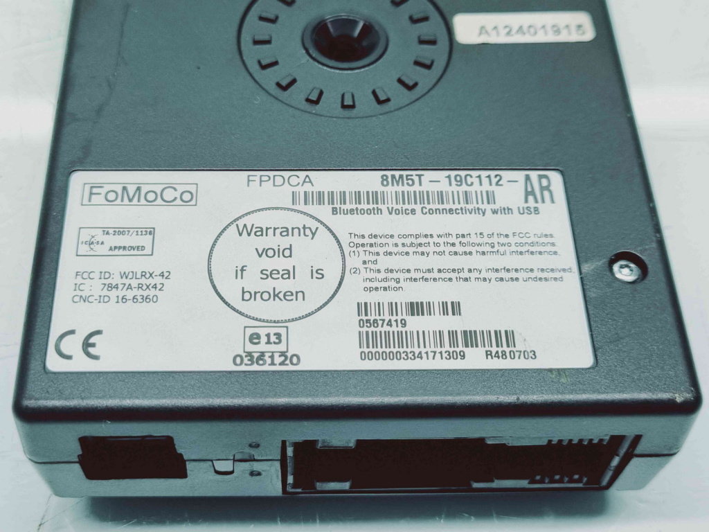 Modul bluetooth Ford Galaxy 2 [Fabr 2006-2015] 8M5T19C112
