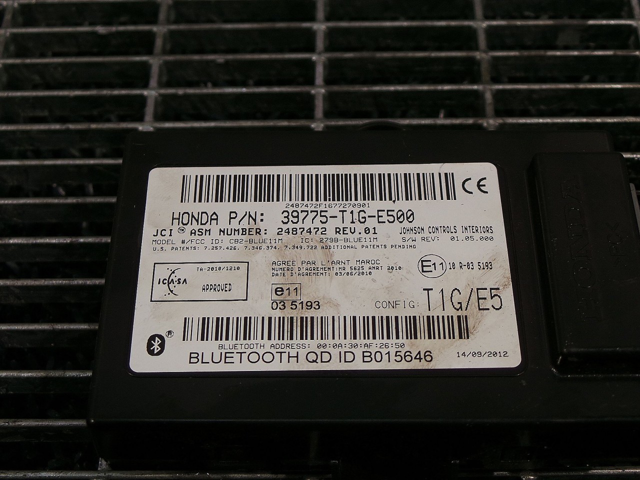 MODUL BLUETOOTH HONDA CRV CRV - - (2012 2016)