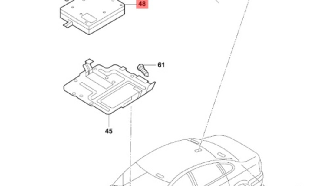 Modul bluetooth HT-1 ​Volkswagen Passat (3C5) Combi 2009 2.0 TDI OEM 3C0035729G