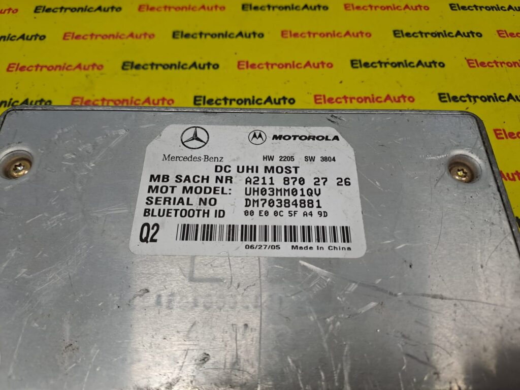 Modul bluetooth Mercedes A2118702726, UH03MM01QV,