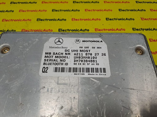 Modul bluetooth Mercedes A2118702726, UH03MM01QV,