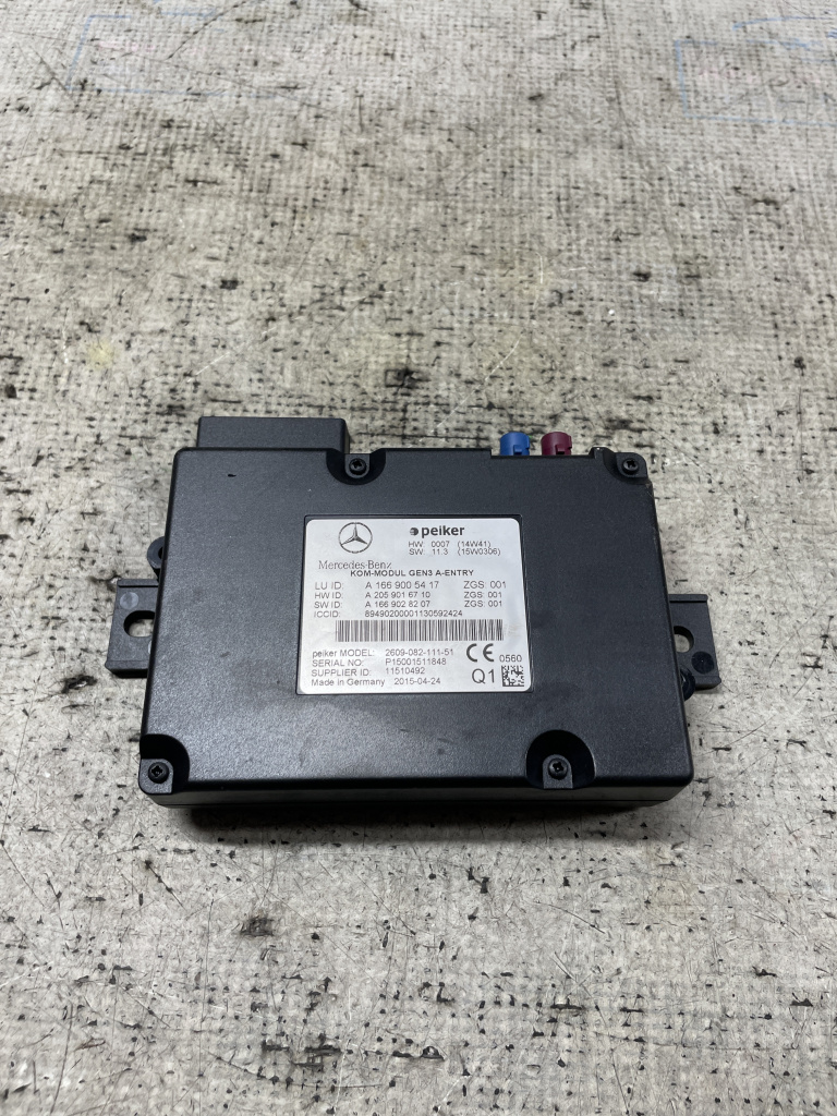 Modul bluetooth Mercedes C-class w205 2.2 Motorina 2015, A1669005417