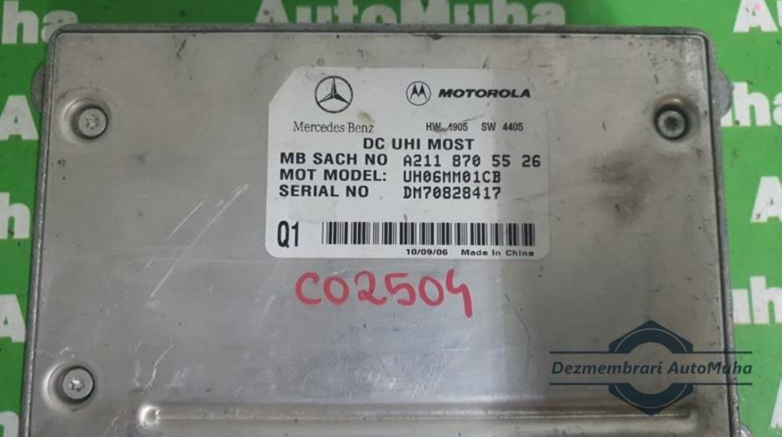 Modul bluetooth Mercedes CLS (2004-2010) [C219] a2118705526