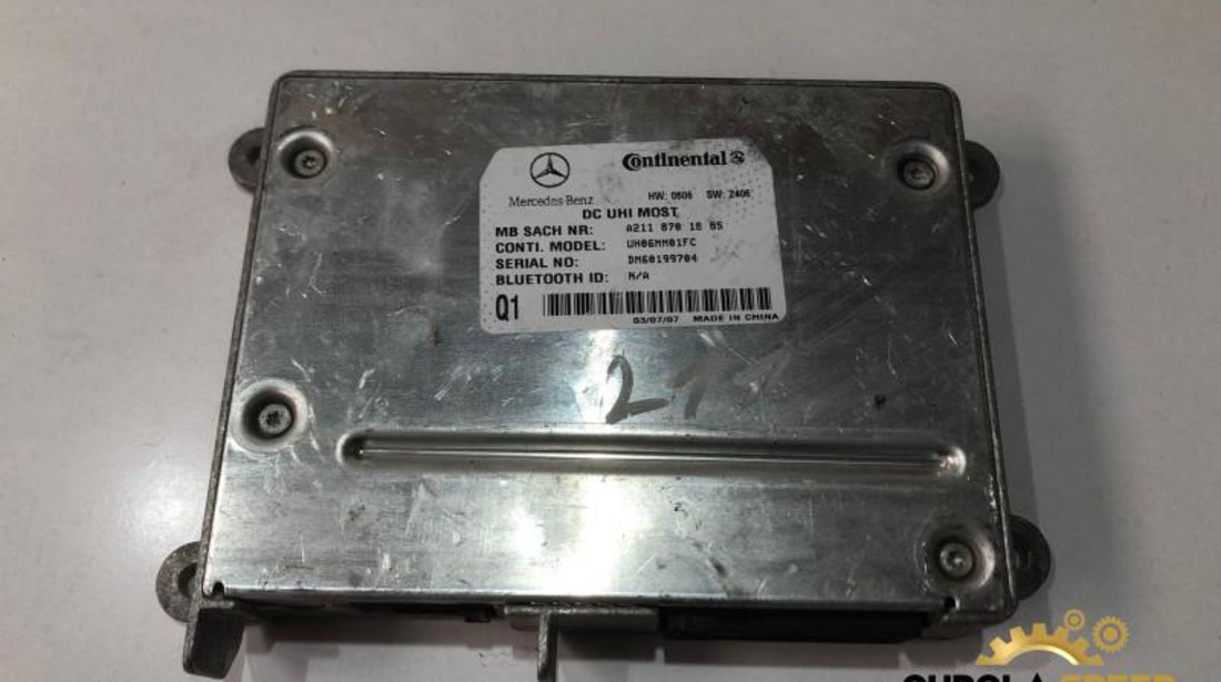 Modul bluetooth Mercedes E-Class (2002-2008) [W211] a2118701885