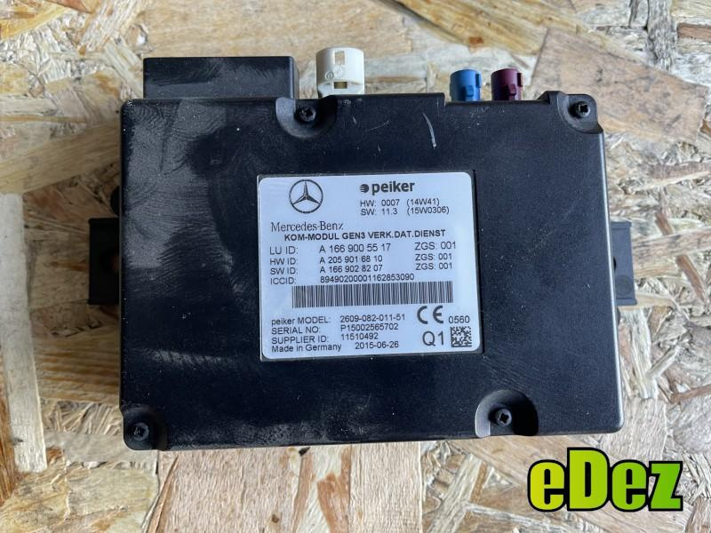 Modul bluetooth Mercedes E-class facelift (2013-2016) [w212] a1669005517