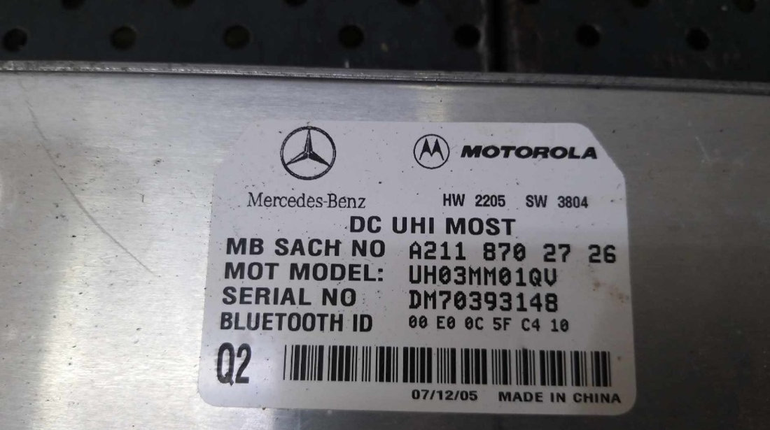 Modul bluetooth mercedes e class w211 a2118702726