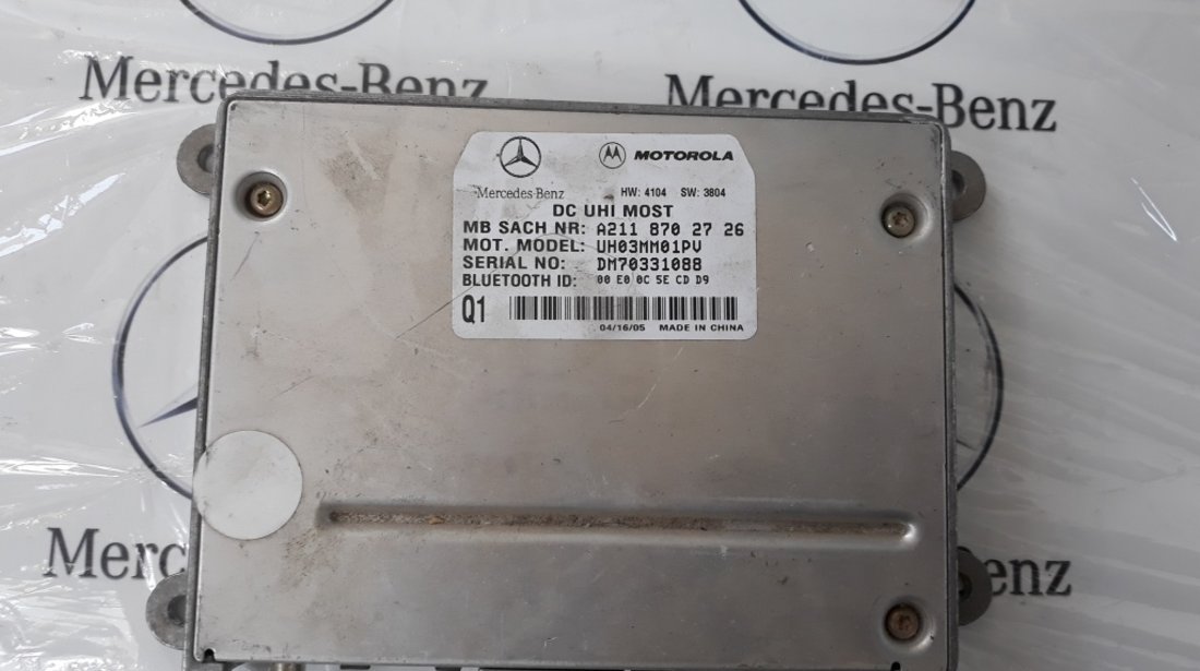 Modul Bluetooth Mercedes W164 cod A2118702726