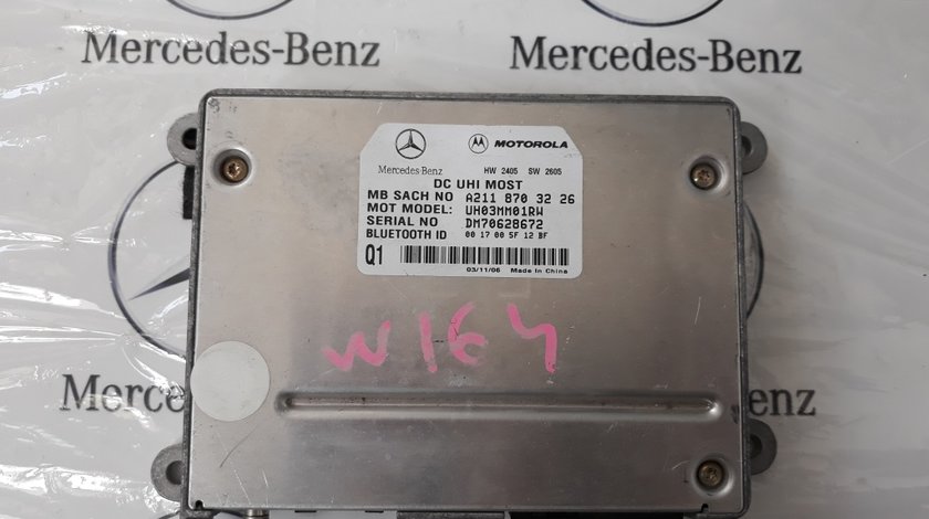 Modul bluetooth Motorola pentru Mercedes W164 W211 cod A2118703226