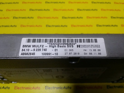 Modul Bluetooth MULF2 BMW, 8410922974001, 10099110