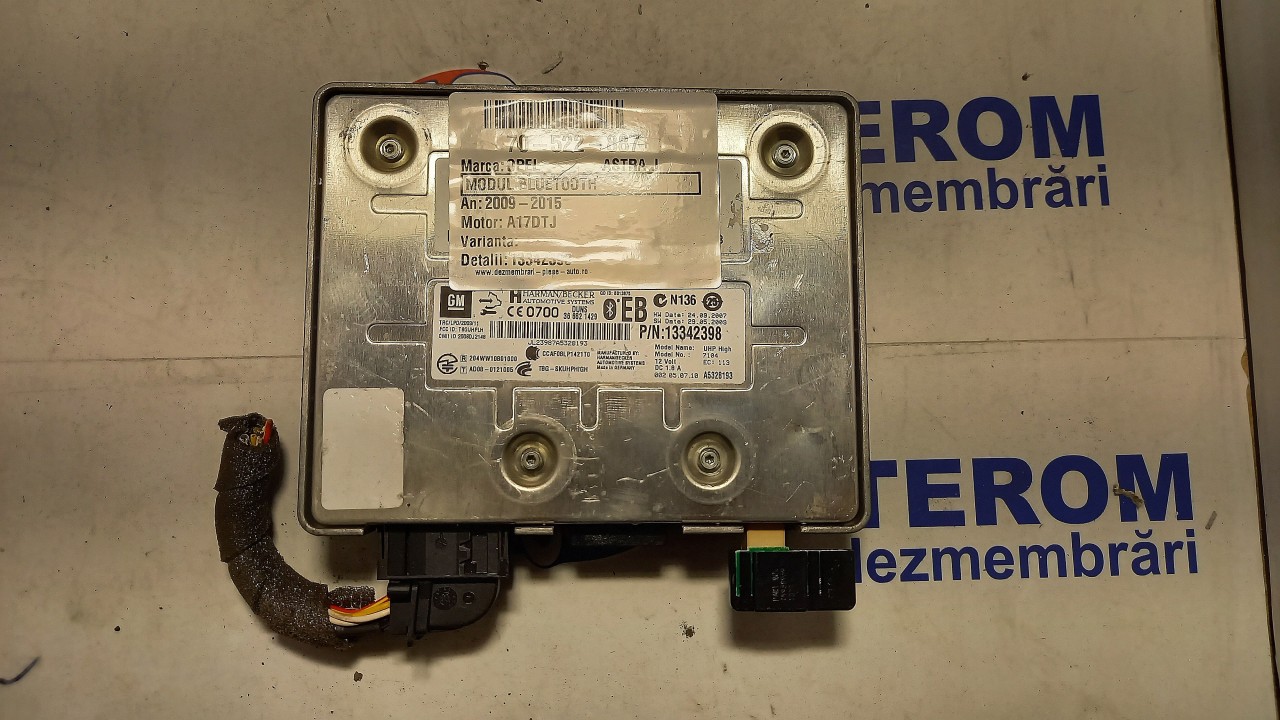 MODUL BLUETOOTH OPEL ASTRA J A17DTJ - (2009 2012)