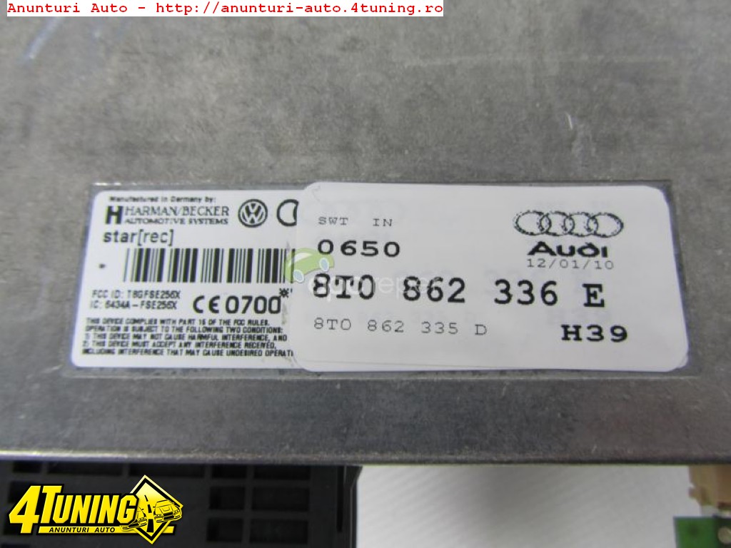 Modul bluetooth original Audi A4 8K A5 8T Q5 8R cod 8T0862336E