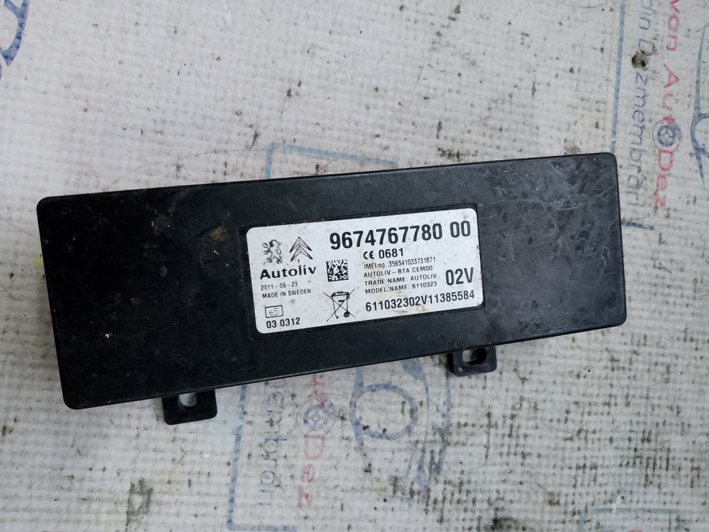 Modul bluetooth Peugeot 508 2013, 967476778000