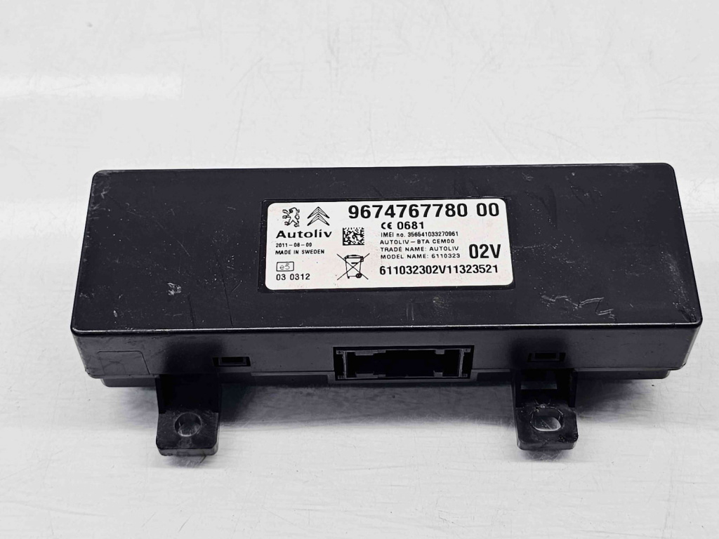 Modul bluetooth Peugeot 508 Break GT [Fabr 2010-2018] 9674767780