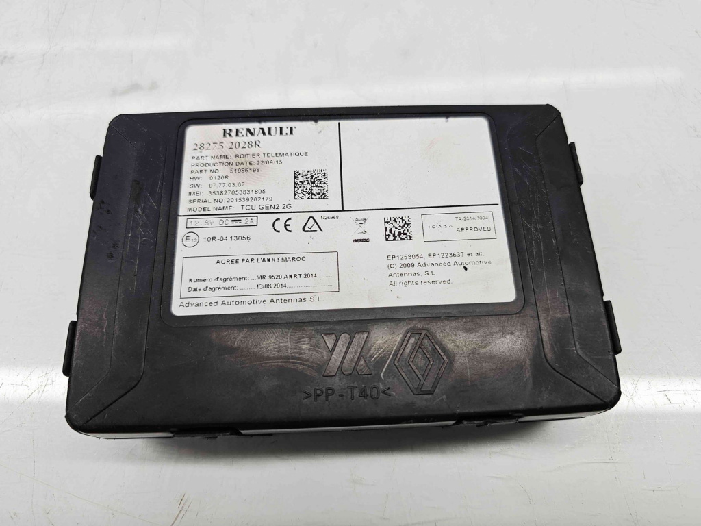 Modul bluetooth Renault Captur (J87) [Fabr 2013-2017] 282752028R