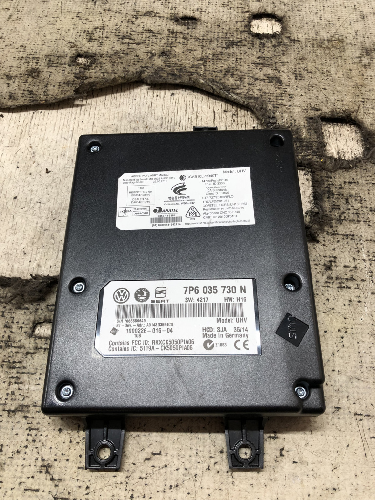 Modul bluetooth Skoda RAPID 1.2 Benzina 2014, 7P6035730N