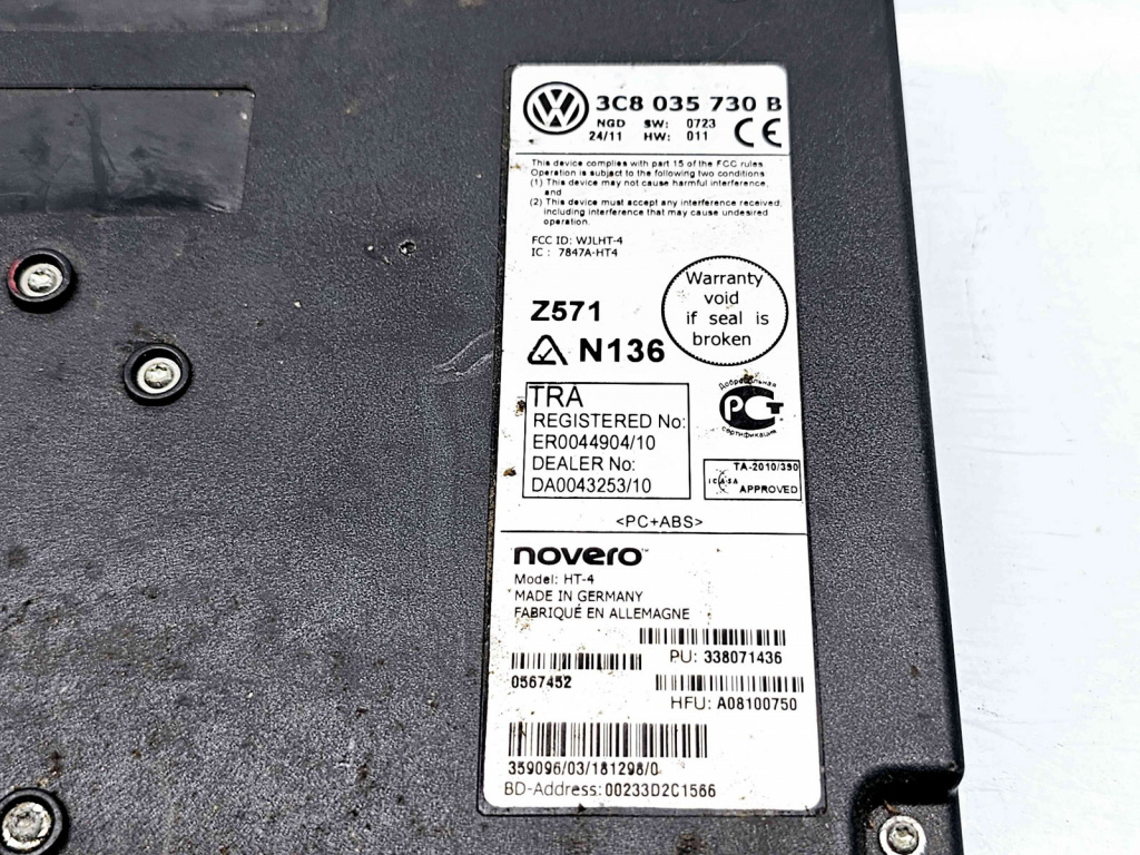 Modul bluetooth Skoda Superb II Combi (3T5) [Fabr 2009-2015] 3C8035730B