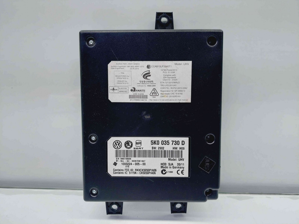 Modul bluetooth Volkswagen Passat B7 (362) [Fabr 2010-2014] 5K0035730D