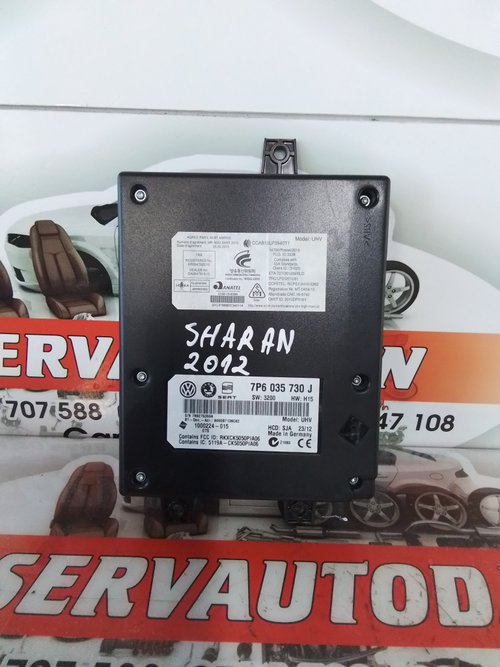 Modul bluetooth Volkswagen Sharan (2010-2020) [7N] 2.0 Motorina 2012, 7P6035730J