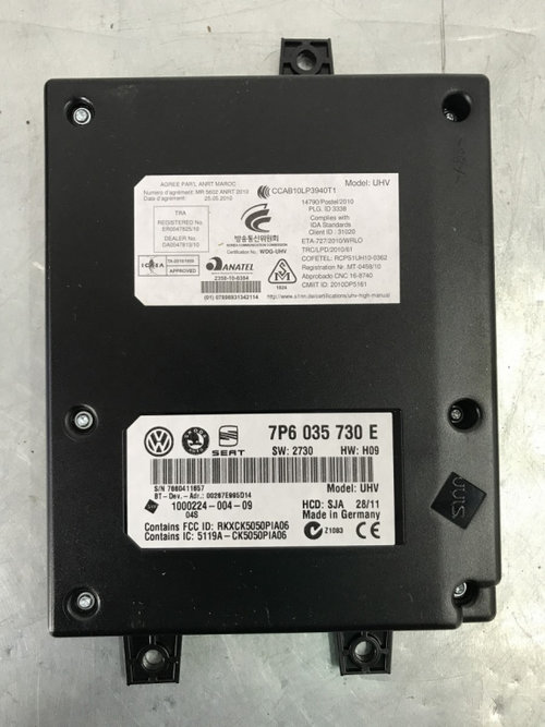 Modul bluetooth VW Sharan 7N , 2.0TDI, CFF Manual sedan 2012 (7P6035730E)