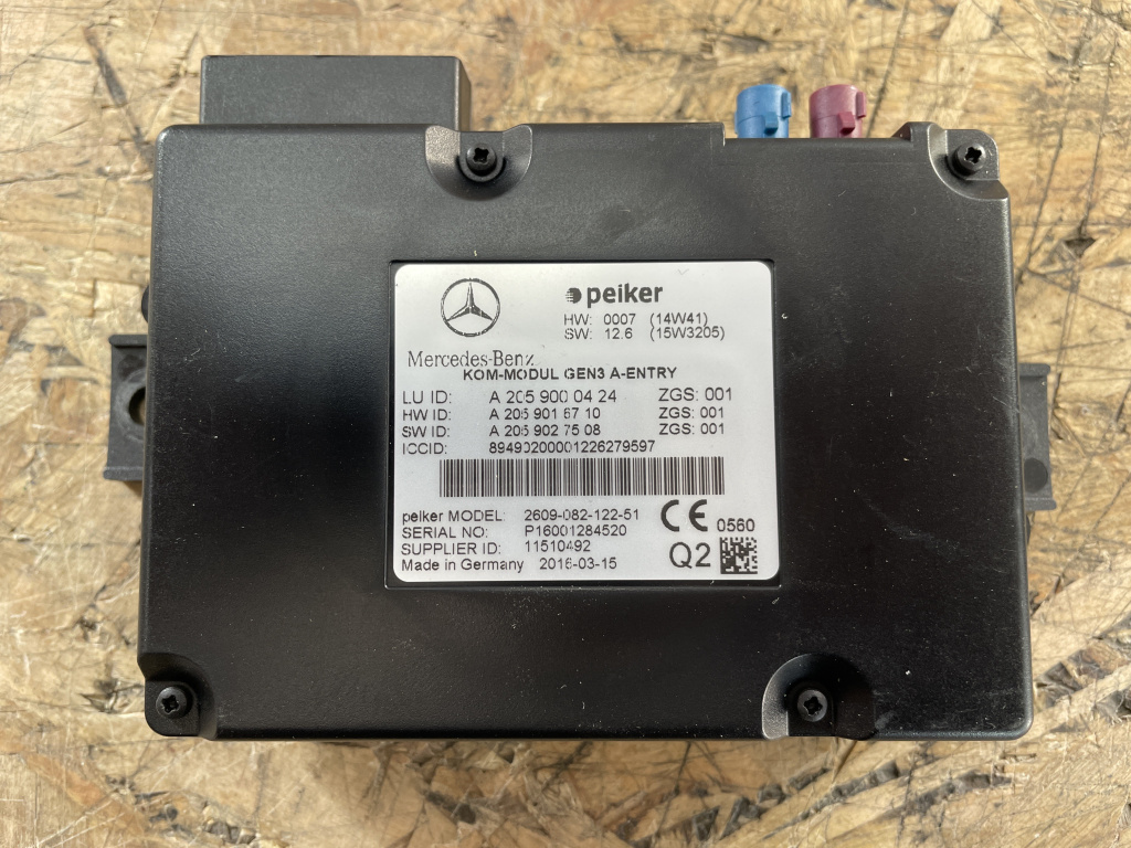 Modul bluthooth Mercedes E 220 CDI W212 facelift sedan 2016 (A2059000424)