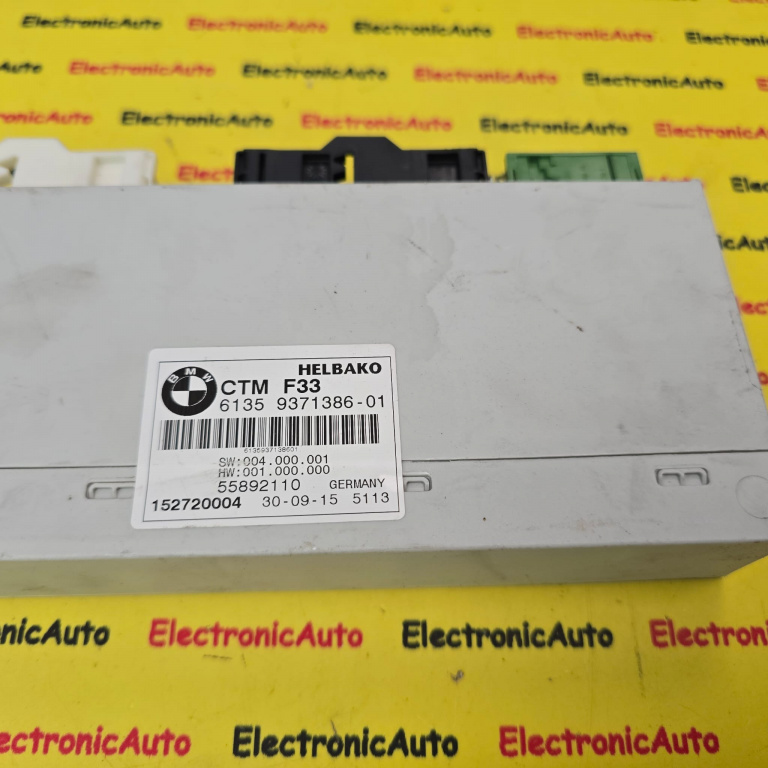 Modul BMW SERIE 4, F33, 6135937138601, 6135 9371386 01, CTM F33,