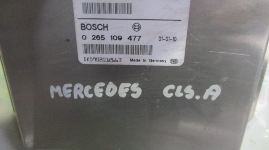 MODUL / CALCULATOR ABS BOSCH 0265109477 MERCEDES A-CLASS W168 1.4 FAB. 1999 - 2004 ⭐⭐⭐⭐⭐