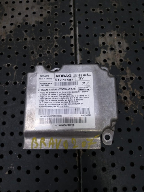 Modul calculator airbag fiat bravo 2 198 51775404